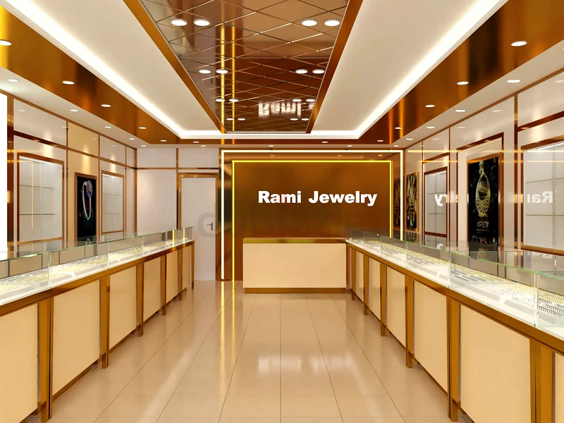 Gold shop decoration with pu paint63217828630915111