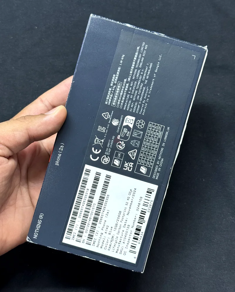NOTHING PHONE 2A 12/256GB STORAGE BRAND NEW PHONE63183247860995111