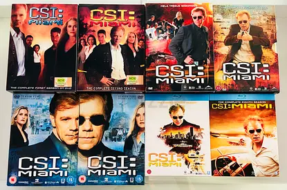 CSI Miami DVD’s - Season 1 to 8