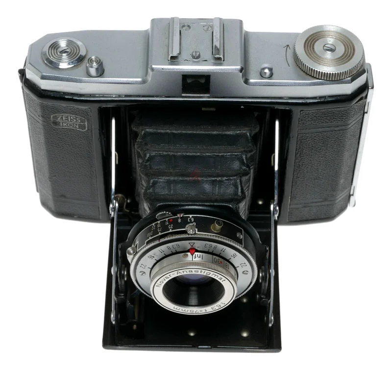 Zeiss Ikon Signal Nettar 1950s Medium Format 6x6 Folding Film Camera 517/1663171759149827111