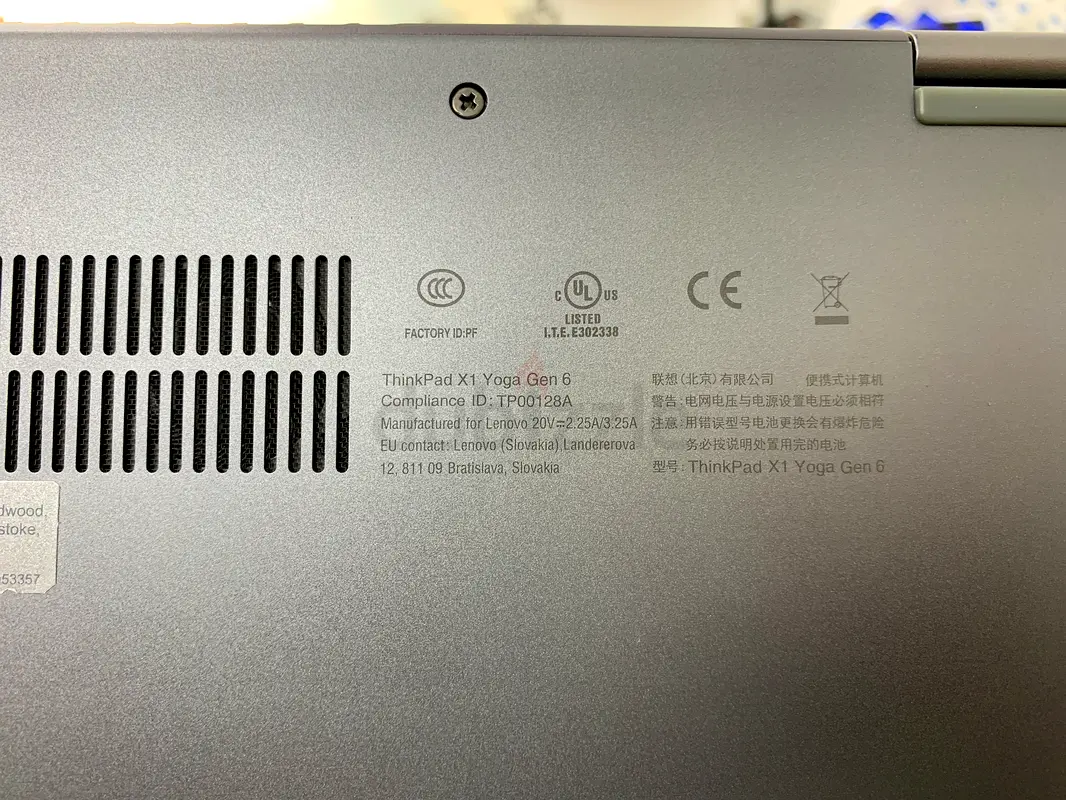 ThinkPad X1 Yoga Gen 663256075823489111