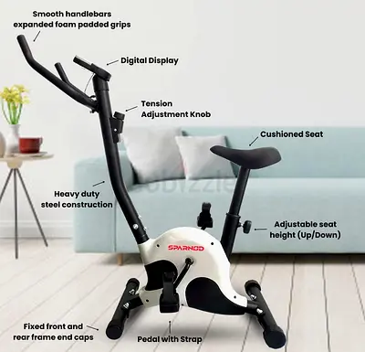 Sparnod Fitness Exercise Bike For Home Gym