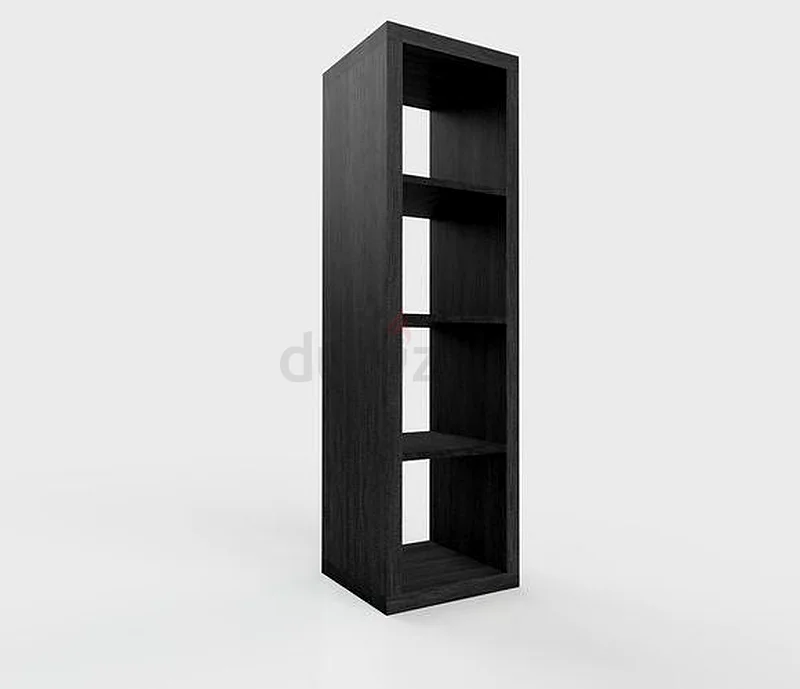 Stylish Black Wooden Bookcase - Perfect for Any Room!63186753087234111