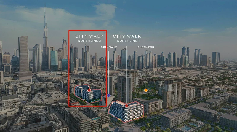 3BR + maid with full City Walk and Downtown View63312783471617111