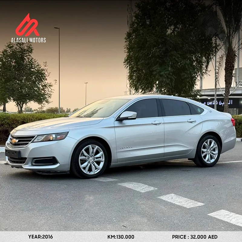 CHEVROLET IMPALA 2016 V4 2.5cc
Imported from Korea and Gcc631532263936021126