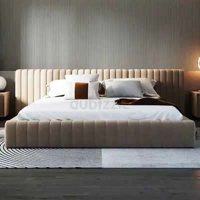 Stylish Modern super king Bed and Elegant Rug Set for Your Dream Bedroom