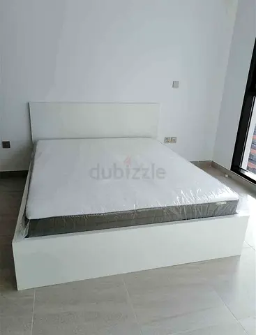 IKEA Malam queen size bed 160/200cm bed with 2 storage drawers underneath  and Ikea mattress