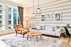 Vibrant 1BR APT with Burj Khalifa View | Furnished | Flexible term