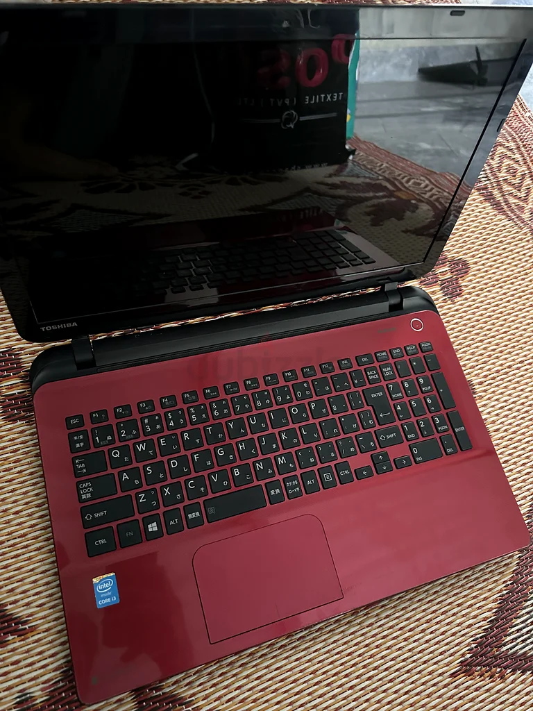 لابتوب توشيبا بمعالج كور اي3، الأفضل للاستخدام مع الشاحن الأصلي63258147478915113