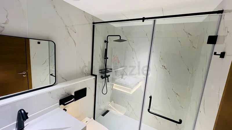 باب زجاجي ودش63216353725442110