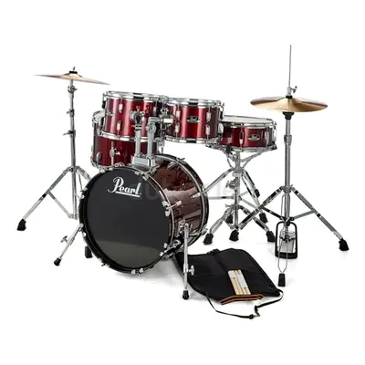 Pearl Roadshow RS525SC/C91 5-Piece Drum Set – Red Wine