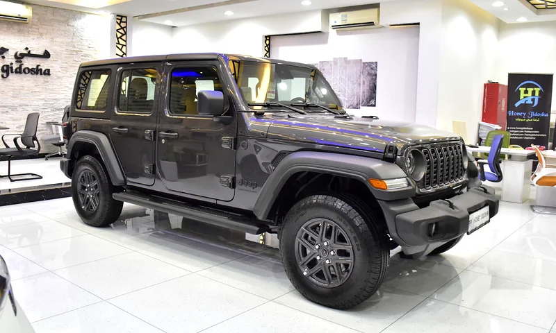 AED 2,953 EMi for 5Yrs | Jeep Wrangler Unlimited SPORT 2.0L ( 2025 Model ) Grey Color GCC Specs63398603137539112