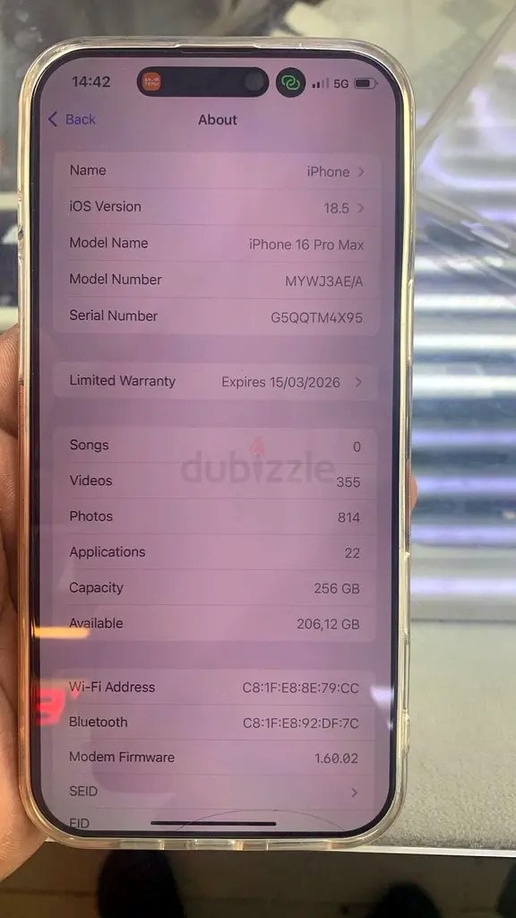 Apple iPhone 16 Pro Max - Like New Condition!