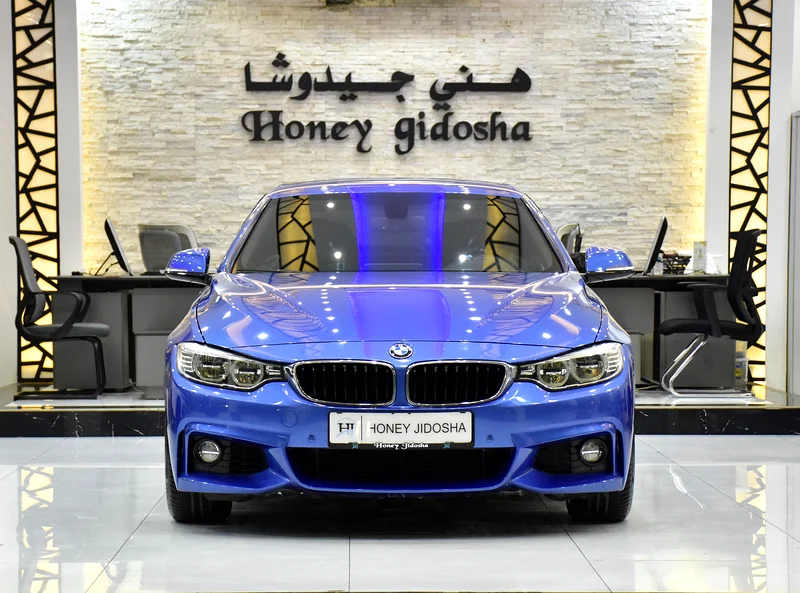 EXCELLENT DEAL for our BMW 440i M-Kit Convertible ( 2017 Model ) in Blue Color GCC Specs63156542355970111