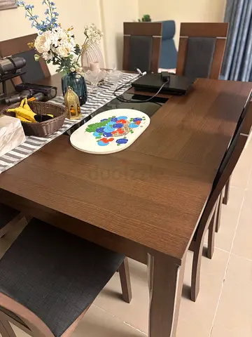 Dining table with 8 chairs