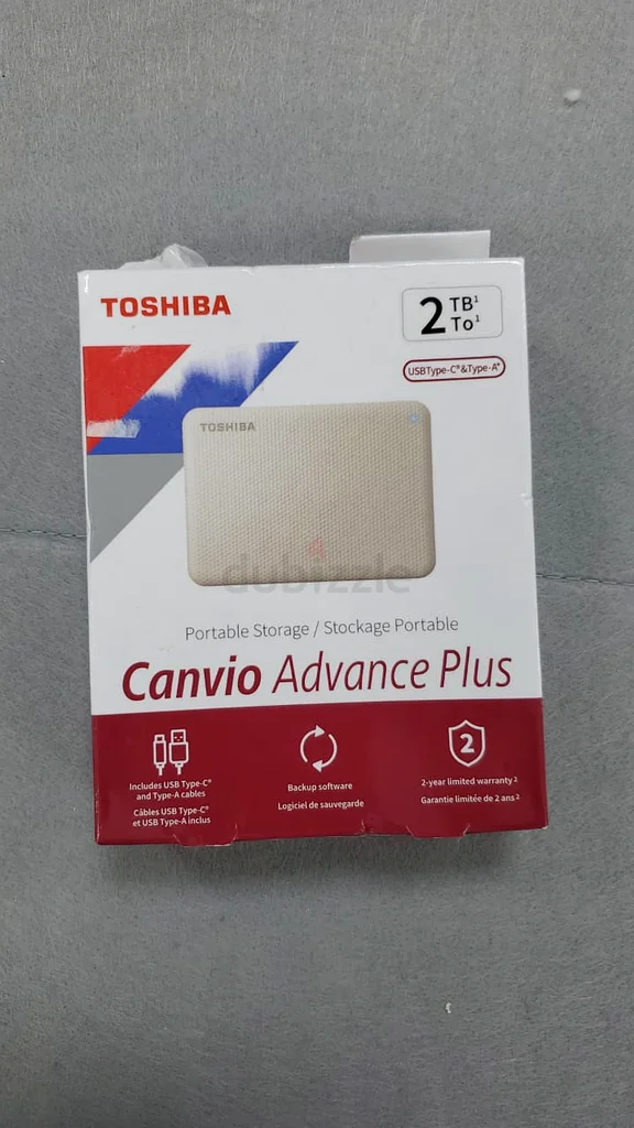 NEW TOSHIBA HARD DRIVE CANVIO ADVANCE PLUS (HDTCA20XYCAB) 2TB HONEY63265600669187112