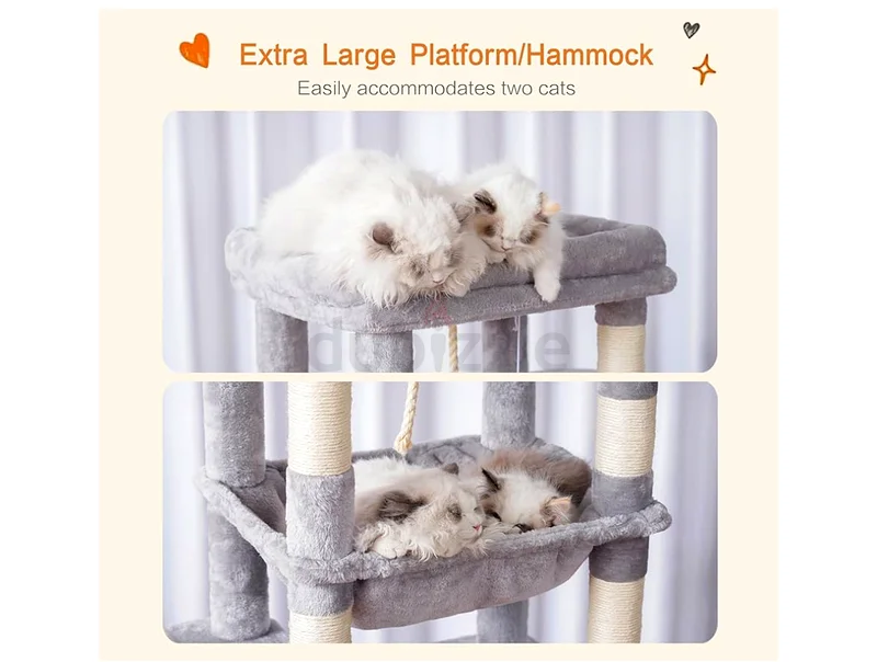 New cat tower light grey 153cm63238594365313114