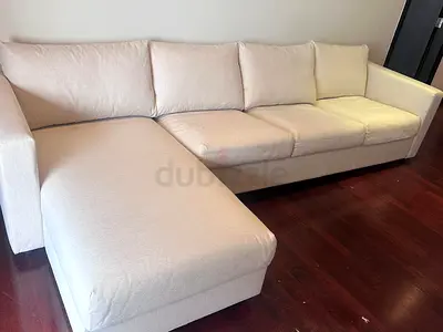 4___Seater IKEA Vimle LShape Sofa beige with storage