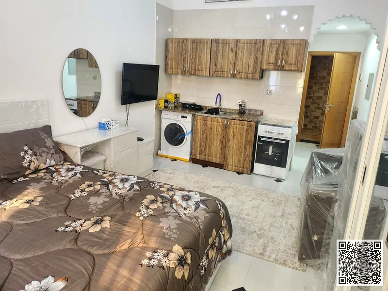Furnished studio for monthly rent 🏡 in Ajman - Al Rawdah 2 - Sheikh Ammar Street ✔️ Bills and internet included ⚡📶 Elegant and tidy furniture!63169453586690113