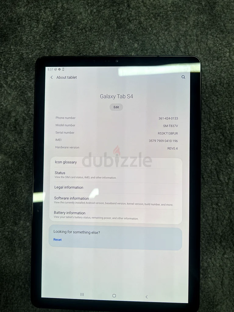 Samsung galaxy Tab S4 black 4/64gb63220826602369112