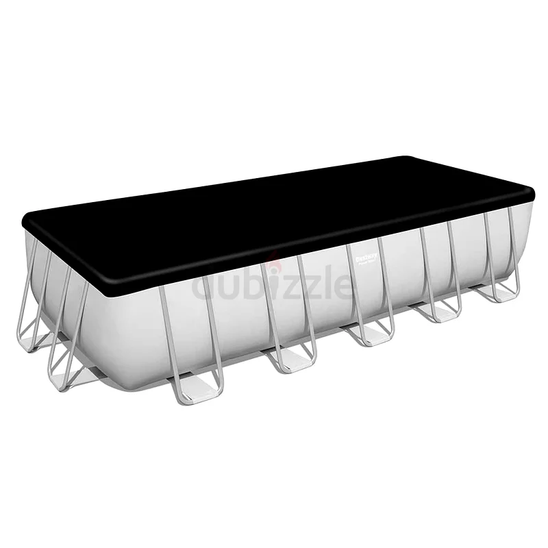 5612B-Bestway بركة مستطيلة كهربائية من الفولاذ بمضخة تصفية رملية وسلّم 6.40 × 274 ×63221347694978114