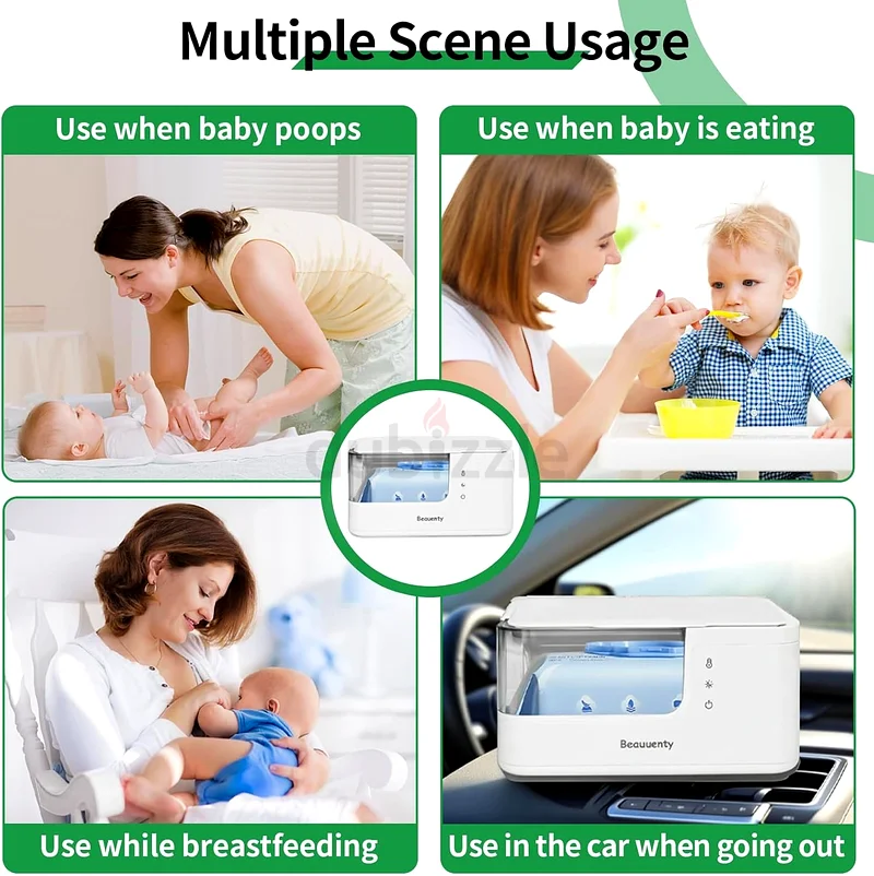 2283 - Beauty Baby Wipe Warmer for Car and Home Use – 2-Level Temperature Control, Silent63230185870721112