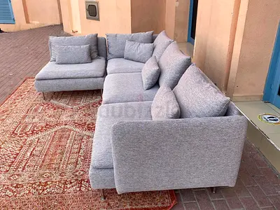 As good as like Brand new__ IKEA Sodhremn Corner LShape Sofa light Grey