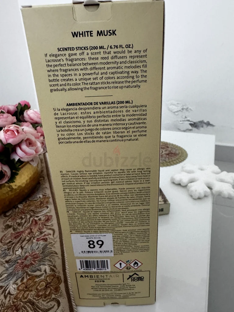 Exquisite White Musk Scent/ perfume from Home center- never used- 25% off on original price63189623901571111