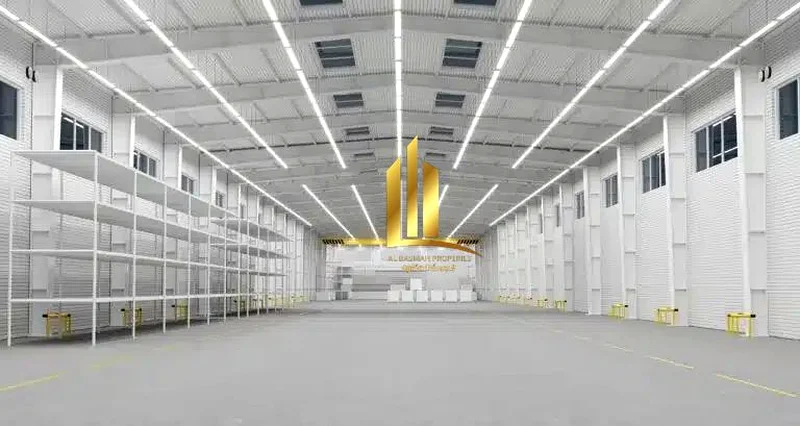 Warehouses for sale with a net income of 9.5% before rent adjustments exceeding 11%. Freehold for Arabs. Main Street.63196115861123111