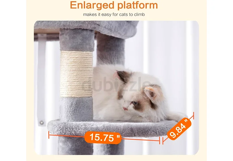 New cat tower light grey 153cm63238594365313113
