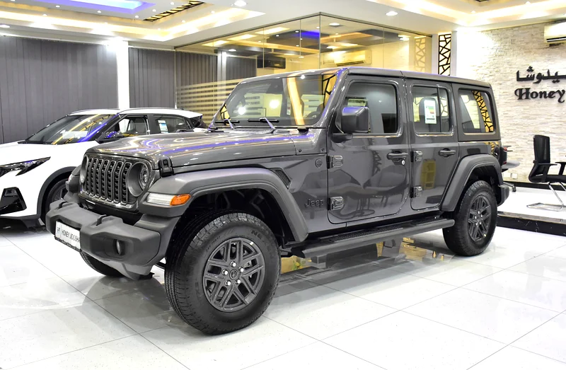 AED 2,953 EMi for 5Yrs | Jeep Wrangler Unlimited SPORT 2.0L ( 2025 Model ) Grey Color GCC Specs63398603137539111