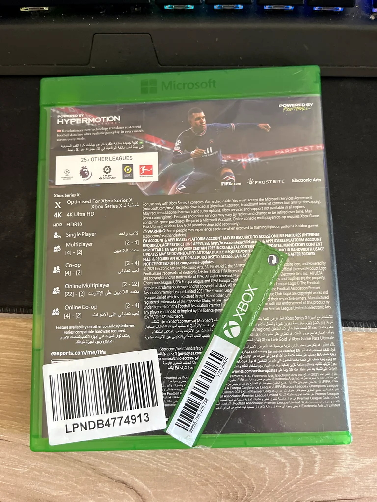 استمتع باللعب مع FIFA 22 لإكس بوكس سيريس إكس - استعد لتجربة الألعاب النهائية!63229312347521112