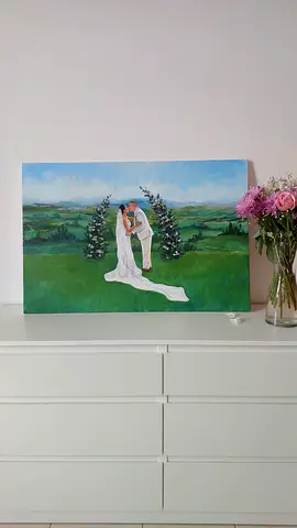 Di_Shaykh: Painting wedding romantic