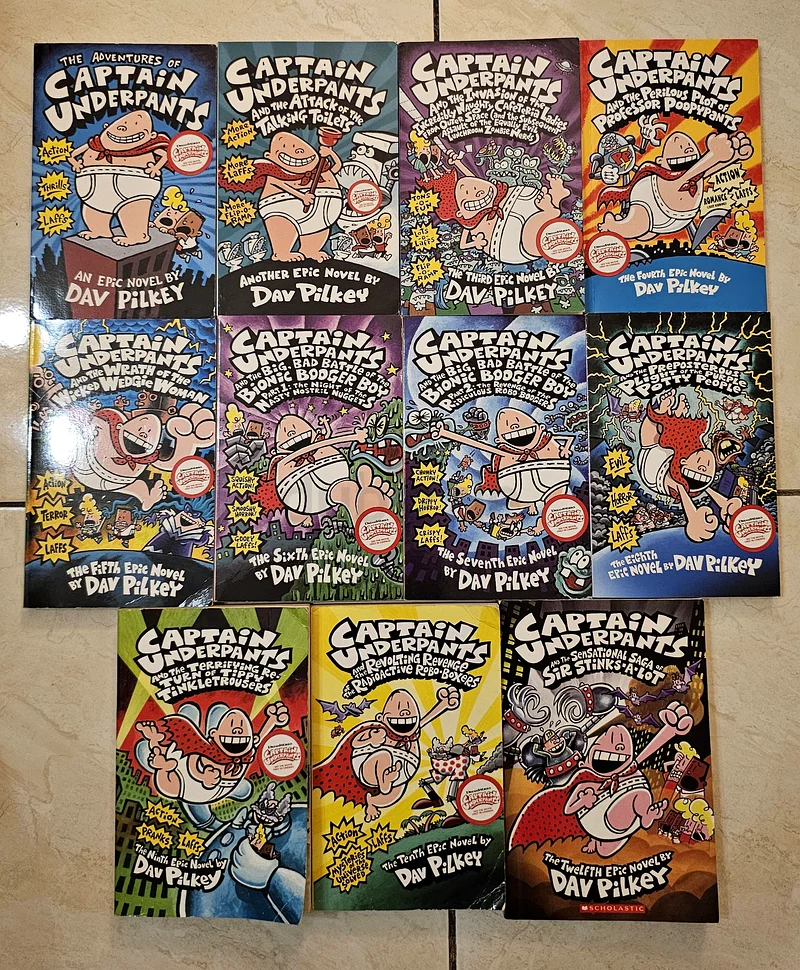 新品未使用captain underpants 11冊 新品未使用captain underpants 11冊 Amazon.com: Captain
