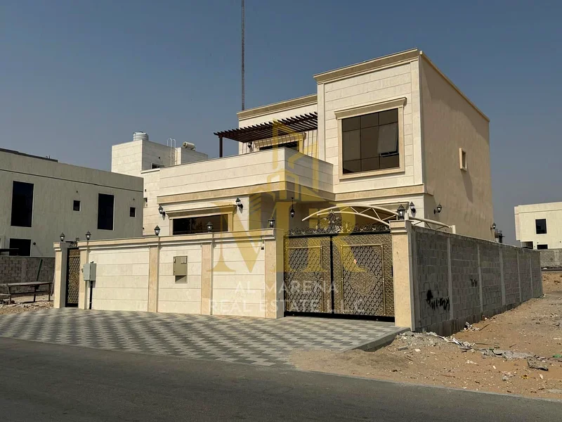 At an all-inclusive price including electricity, water, and air conditioning! Own a luxurious villa in Al Helio 1 - 3014 sq ft, 2 floors with a roof,63899766329475111