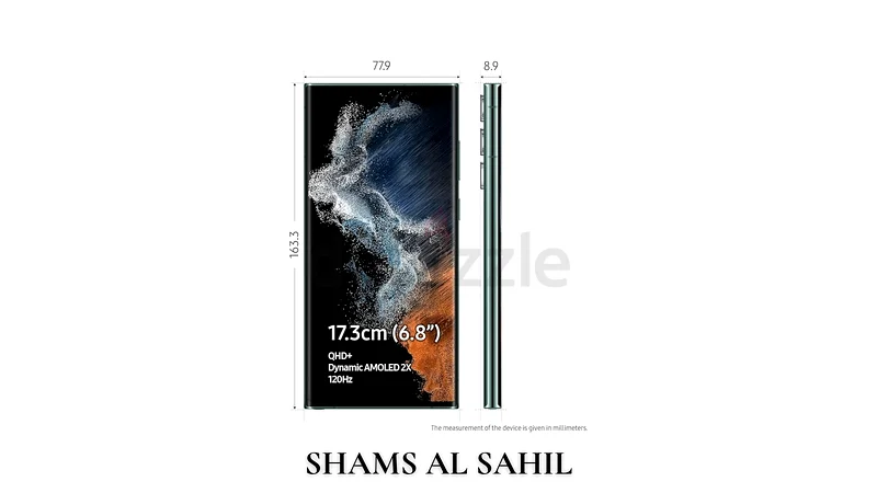 Samsung Galaxy S22 Ultra 5G Dual SIM Mobile Phone with Huge 256GB Storage and Fast 12GB RAM63221850876161111