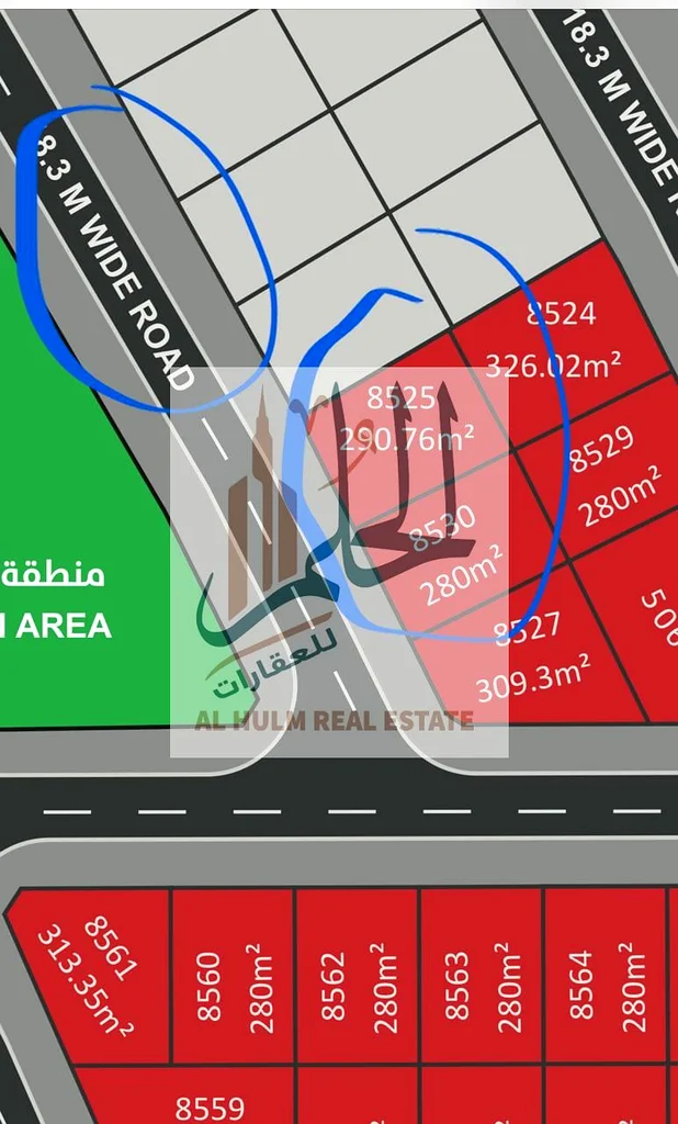 🌟 Golden Opportunity for Investment or Living! 🌟   Land for sale in Al Zahya - Ajman 🏡63197613707779111
