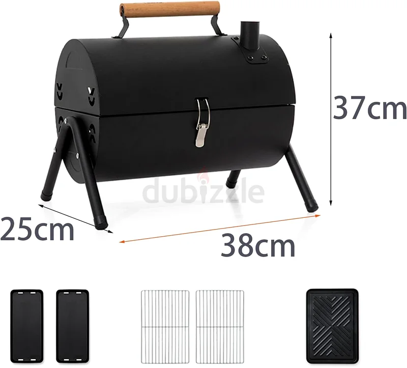 Stylish Black Barbecue Grill for Perfect Outdoor Cooking63241662135811112