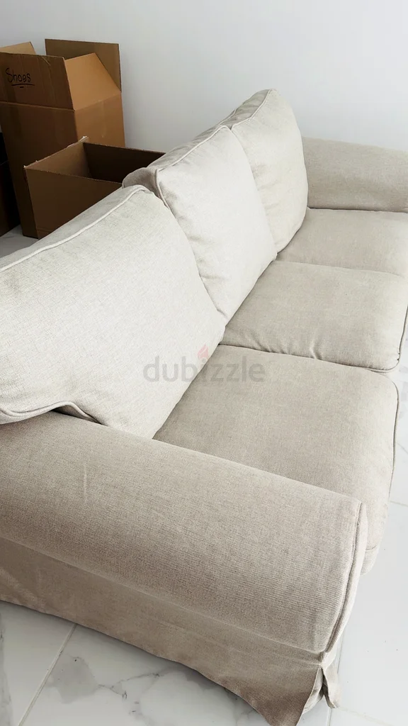 أريكة إيكيا إكتورب بثلاثة مقاعد مع غطاء إضافي63178430915971112