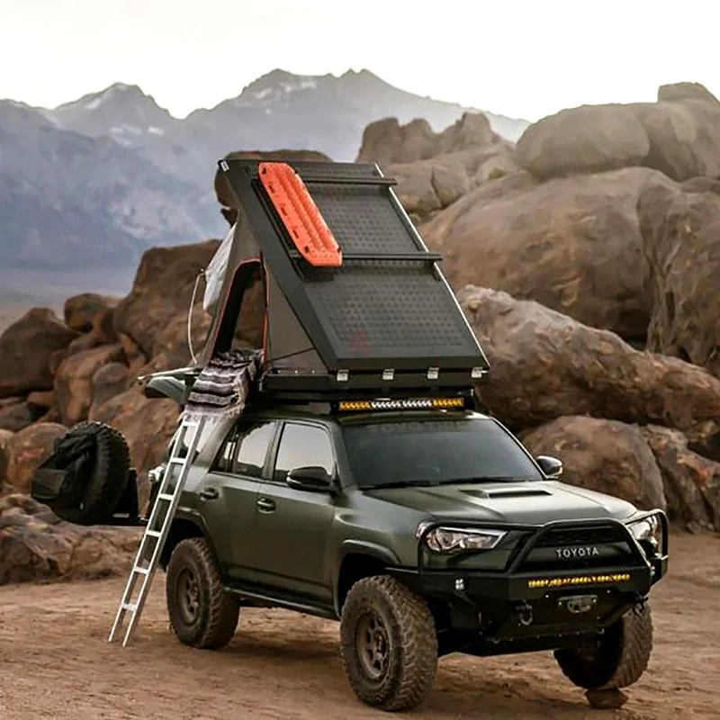 tittle , Quick-Setup SUV Oxford Fabric Roof Top Tent with Ladder for Outdoor Adventures63246236944386113