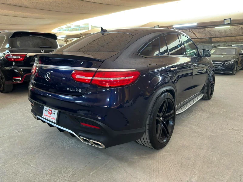 MERCEDES GLE 43 AMG COUPE 2017 | CAVANSITE BLUE PAINT | DESIGNO PACKAGE | CARBON INTERIOR TRIM63163856771715111