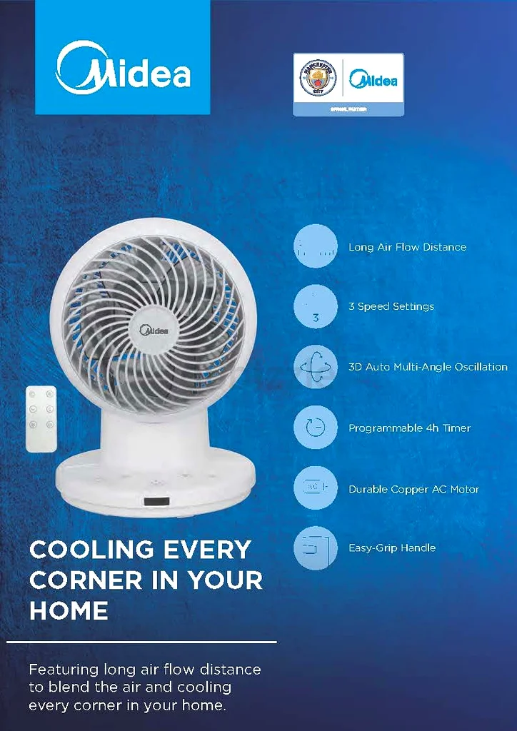 Midea Table Air Circulator Fan – FG15-23JRL63219826581249112
