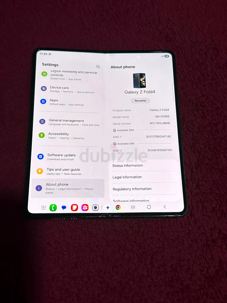 SAMSUNG Z FOLD 4 512GB63180842788226113