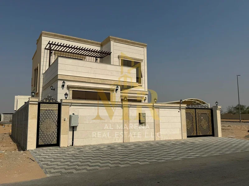 At an all-inclusive price including electricity, water, and air conditioning! Own a luxurious villa in Al Helio 1 - 3014 sq ft, 2 floors with a roof,63899766329475114