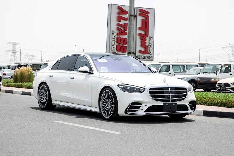 مرسيدس بنز S500L 2021 - أبيض | 60,000 كم فقط | الفخامة والقوة والراحة مجتمعة632331030901791126
