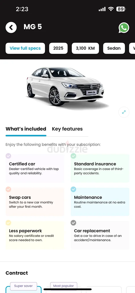 400 AED Discount on Invygo Monthly Car Rental – Real User Sharing Personal Promo Code63225338930817112