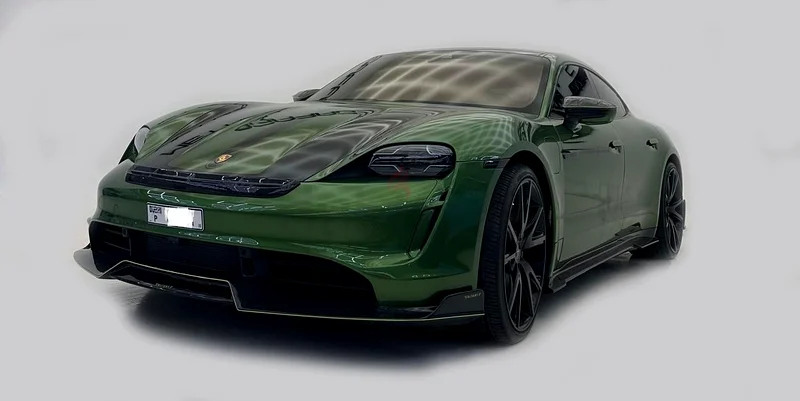 Porsche Taycan Turbo , Full Mansory Green-Black / 1of163150947345027112