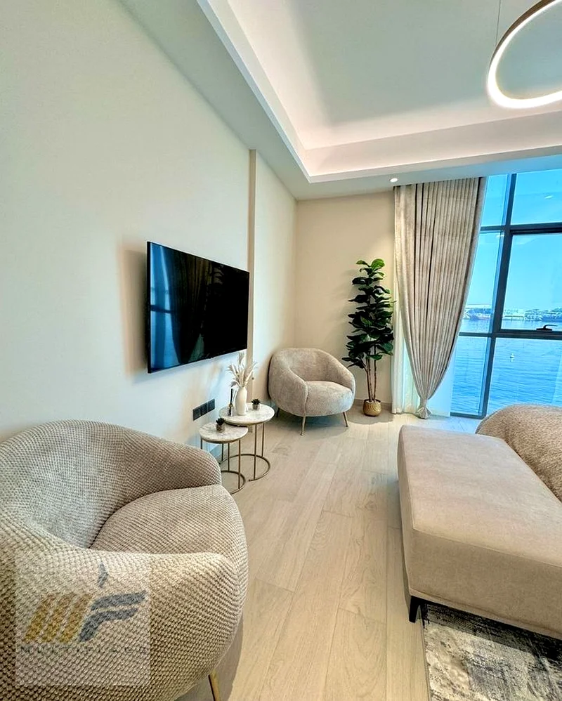 شقة بغرفتي نوم وبإطلالة بحرية كاملة للبيع في برج كريك، عجمان63170399466625113