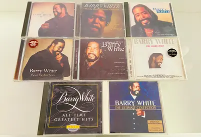 8 Barry White Music CD’s