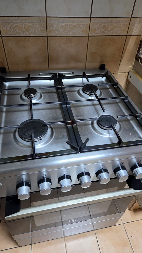 فرن طهي غاز إلكتrolux بمقاس 60x6063169930510209112